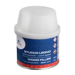 Stucco legno bicomponente scuro 150 ml
