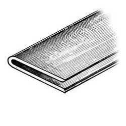 Profilo grigio chiaro RAL 7035 2x2x40 mm Bottazzo Parabordi Paracolpi