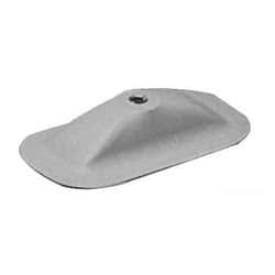 Portascalmo rettangolare grigio RAL 7035