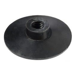 Portabandiera dritto nero 75mm