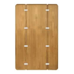Tavolo teak pieghevole senza bordo 125x80