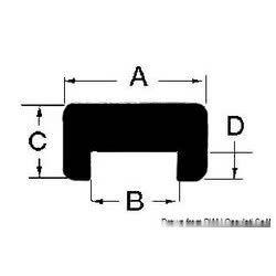 Profilo teak Bottazzo Parabordi Paracolpi