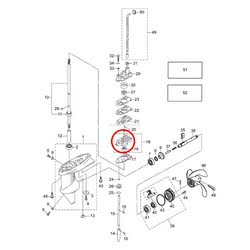 Alloggiamento Pompa Evinrude Johnson BRP