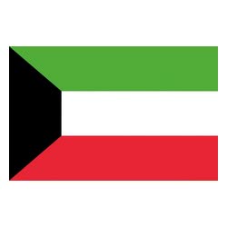 Bandiera Kuwait 20 x 30 cm