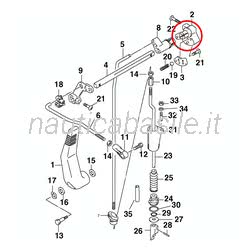 Frizione Leva Evinrude Johnson BRP