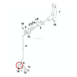 Connettore Asta Evinrude Johnson BRP