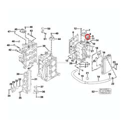 Tappo Filtro Olio Evinrude Johnson BRP
