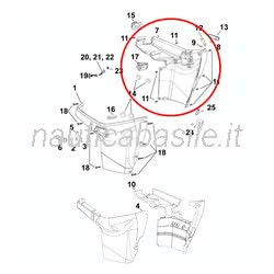 Blue Lower Cover Evinrude Johnson BRP