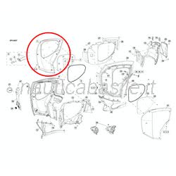 Outboard Port Blue Cover Evinrude Johnson BRP