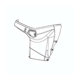 Port Blue Lower Cover Evinrude Johnson BRP