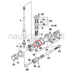 Cuscinetto Motore Evinrude Johnson BRP
