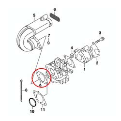 Guarnizione Collettore Evinrude Johnson BRP