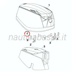 Guarnizione Coperchio Superiore Evinrude Johnson BRP