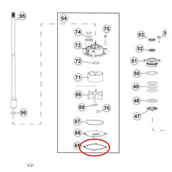 Guarnizione Pompa dell'Acqua Evinrude G2 BRP