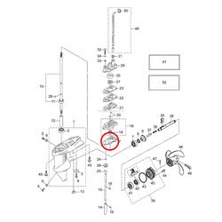 Guarnizione Pompa Acqua Evinrude Johnson BRP