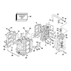 Set Guarnizioni Testata Evinrude Johnson BRP