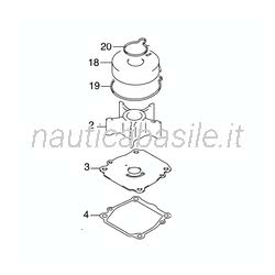 Kit Pompa Acqua Motore Evinrude Johnson BRP