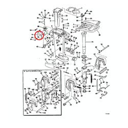 Levetta Ingranaggio Evinrude Johnson BRP