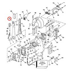Manopola Evinrude Johnson BRP