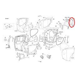 Outboard Blue Front Cover Evinrude Johnson BRP