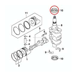 Paraolio Evinrude Johnson BRP