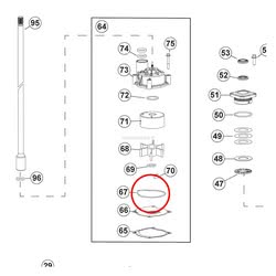 O-Ring Alloggiamento Girante Evinrude BRP