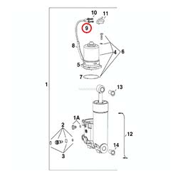Guarnizione di gomma terminale fili Trim Evinrude Johnson BRP