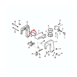 Perno del Cavalletto Evinrude Johnson BRP