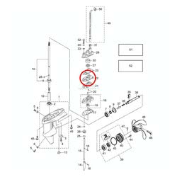 Piatto Pompa Acqua Evinrude Johnson BRP