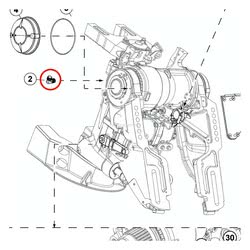 Raccordo a Gomito Evinrude Johnson BRP