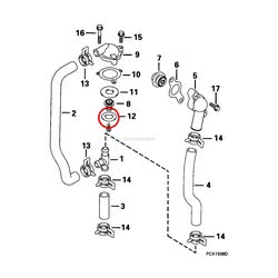 Rondella Termostato Evinrude Johnson BRP