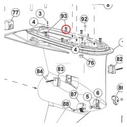 Boccole piede Evinrude G2 BRP