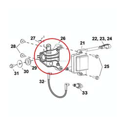 Supporto Bobina di Accensione Evinrude Johnson BRP