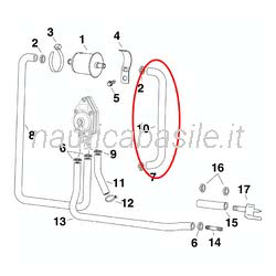 Tubo Filtro carburante benzina Evinrude Johnson BRP