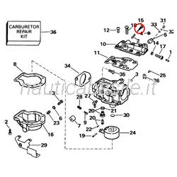 Valvola Carburatore Evinrude Johnson BRP
