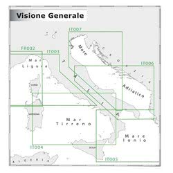 Cartografia generale 1:5.000.000 - 1:300.000 NAVIMAP overview