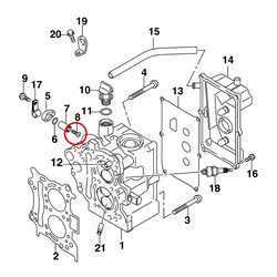 Vite Anodo Evinrude Johnson BRP