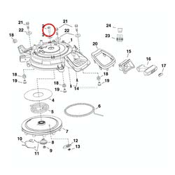 Vite Evinrude Johnson BRP passo americano (USA)