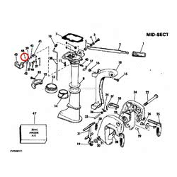 Vite Evinrude Johnson BRP passo americano (USA)