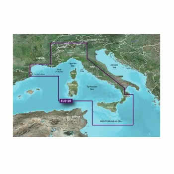 GARMIN Mappa Cartografia BlueChart G3 HXEU012R - Italy, West Coast
