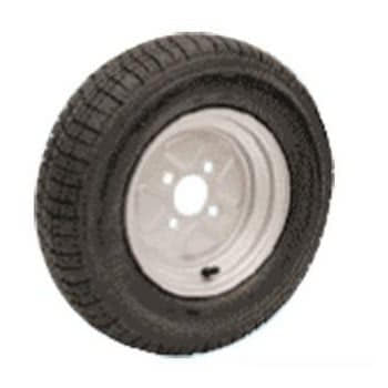 Pneumatic wheels f. high-speed trolleys 145/10"