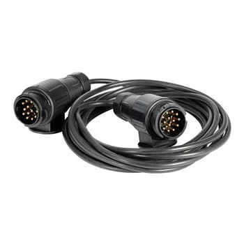 Extension cable for trailer 2 plugs/13 poles 7 m