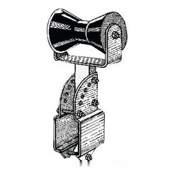 Rullo centrale reggichiglia 100 mm