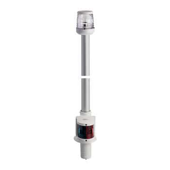 Recess white pole 100 cm360° red/green light