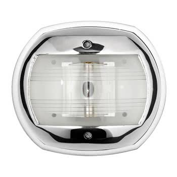 Fanale Maxi 20 inox bianco 135° 12V Segnalazione