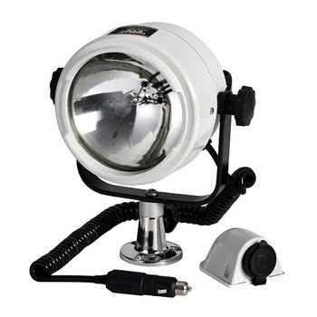 Faro Night Eye ABS 12 V 100+100 W Luce nautica di profondità per navigazione notturna