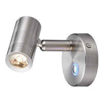 Faretto LED dimmerabile nichelato