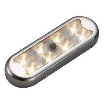 Bimini compact overhead 8 HD LEDs Flat bottom, without switch