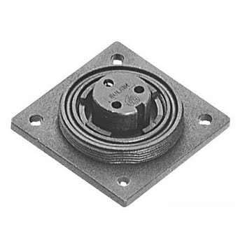 Bulgin 2-pole built-in socket, female contacts