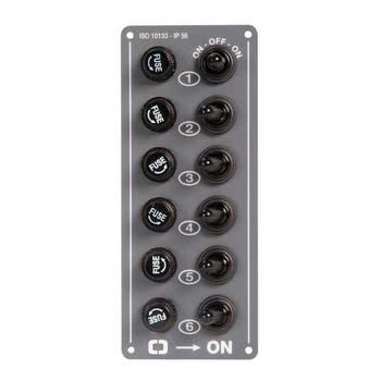 Electric control panel 6 switches